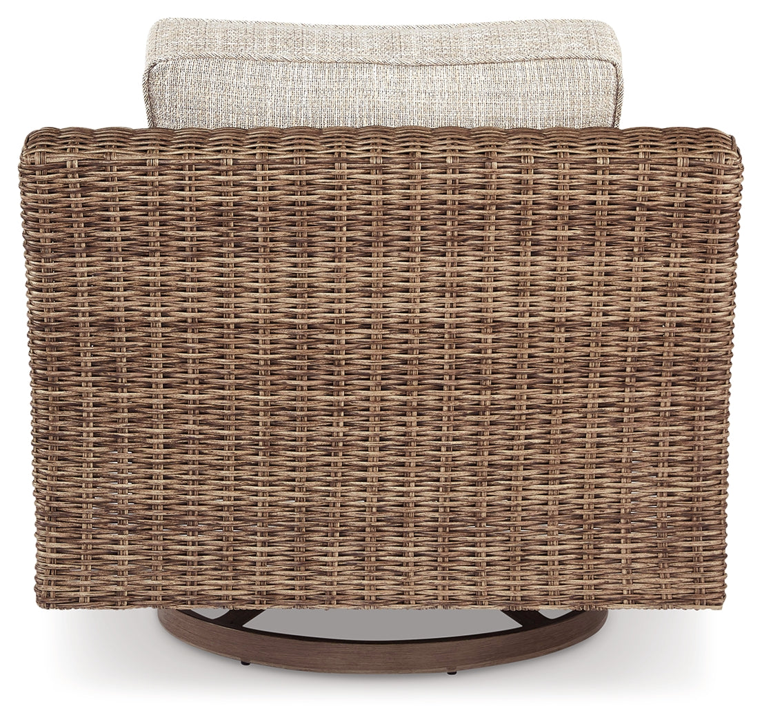 Beachcroft Outdoor Swivel Lounge with Cushion