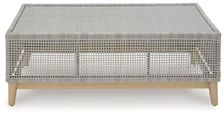 Seton Creek 3-Piece Outdoor Sofa and Loveseat with Coffee Table