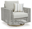 Seton Creek Outdoor Swivel Lounge with Cushion