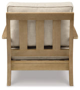 Clare View 4-Piece 2 Outdoor Lounge Chairs with 2 End Tables