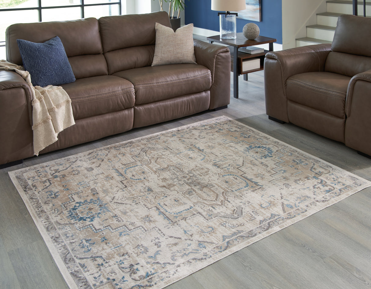 Barkham 5'3" x 7' Washable Rug (Variation Rug Size: 5' x 7')