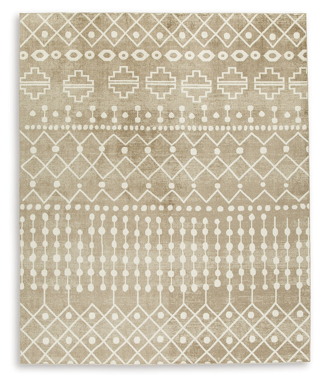 Bunchly 7'10" x 10'3" Washable Rug