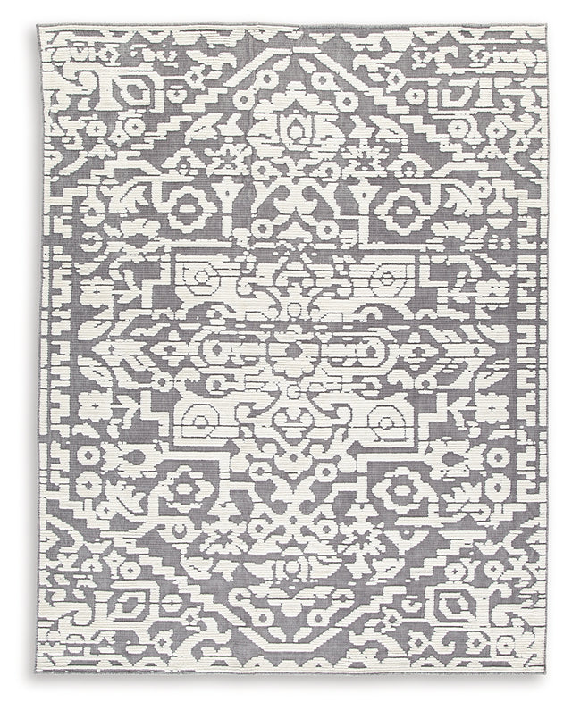 Oddetteley 7'8" x 10'1" Washable Rug