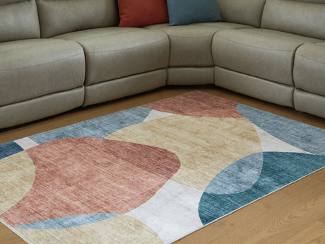 Chanleigh Washable 5' x 7' Area Rug (Rug Size: 5' x 7')