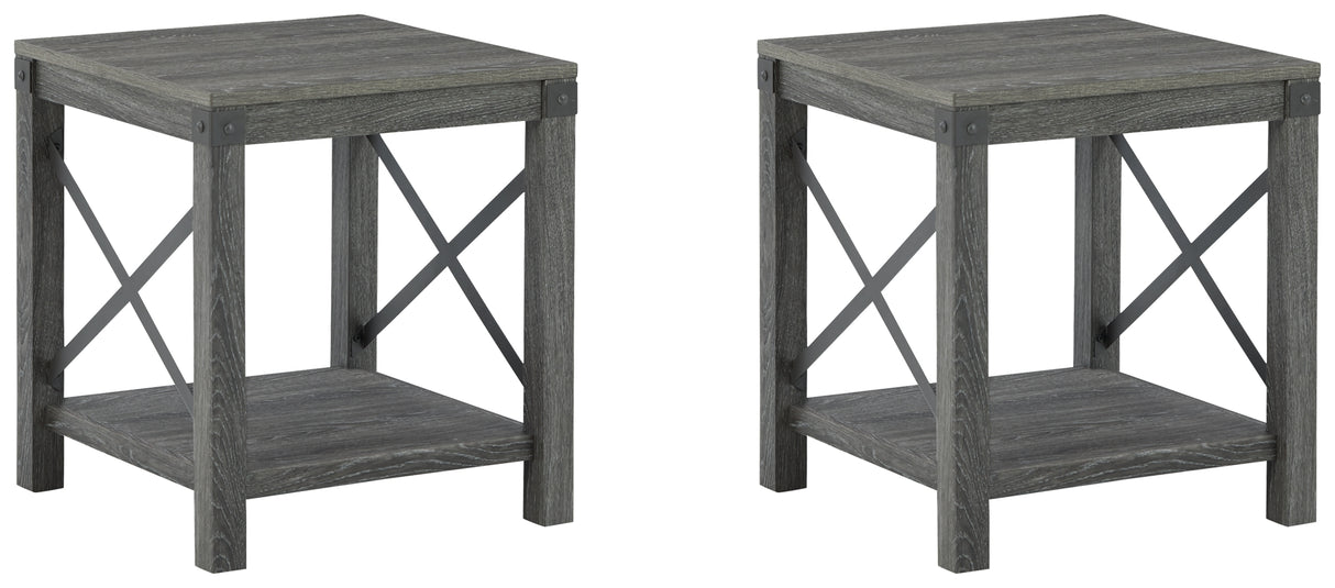 Freedan 2-Piece 2 End Tables (End Table, End Table)