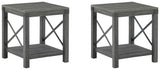 Freedan 2-Piece 2 End Tables (End Table, End Table)