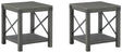 Freedan 2-Piece 2 End Tables (End Table, End Table)