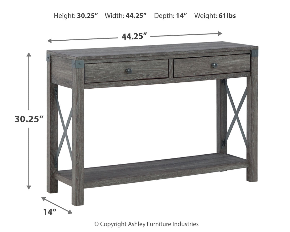 Freedan Lift-top Coffee Table, 2 End Tables and Console