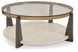 Frazwa 3-Piece Coffee Table with 2 End Tables (Coffee Table, End Table, End Table)