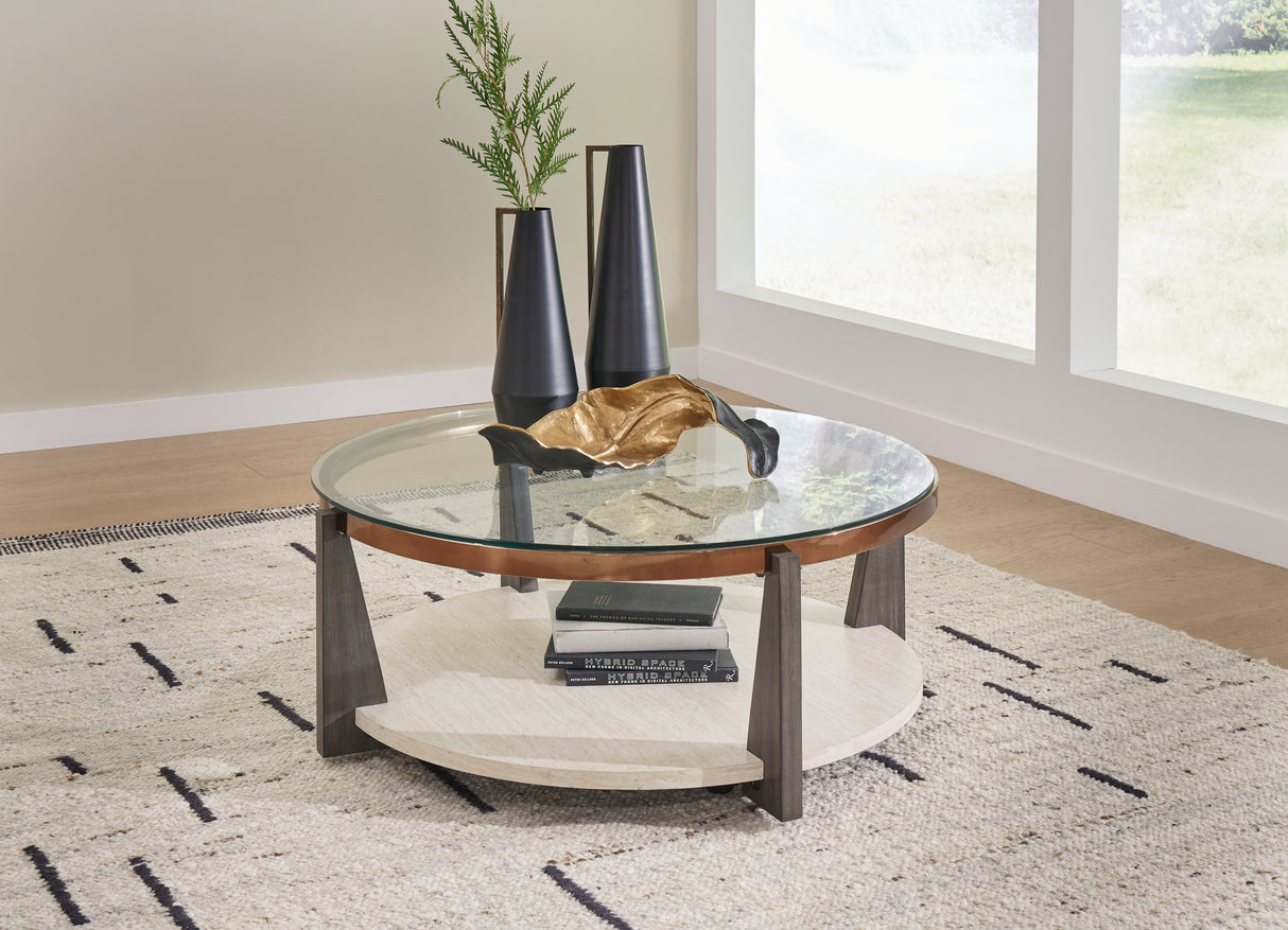 Frazwa Coffee Table and 2 End Tables