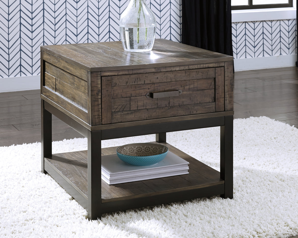 Johurst 3-Piece Coffee Table with 2 End Tables (Coffee Table with Lift Top, End Table, End Table)