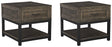 Johurst 2-Piece 2 End Tables (End Table, End Table)
