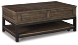 Johurst 2-Piece Coffee Table with 1 End Table (Coffee Table with Lift Top, End Table)
