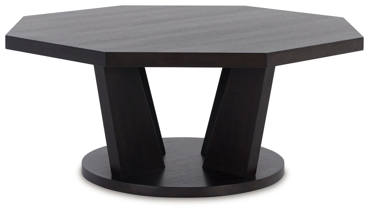 Chasinfield 3-Piece Coffee Table with 2 End Tables (Coffee Table, End Table, End Table)