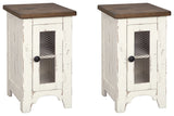 Wystfield 2-Piece 2 End Tables (Chairside End Table, Chairside End Table)