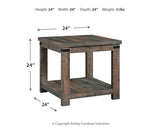 Hollum 3-Piece Coffee Table with 2 End Tables (Lift-Top Coffee Table, End Table, End Table)