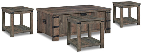 Hollum Coffee Table and 3 End Tables