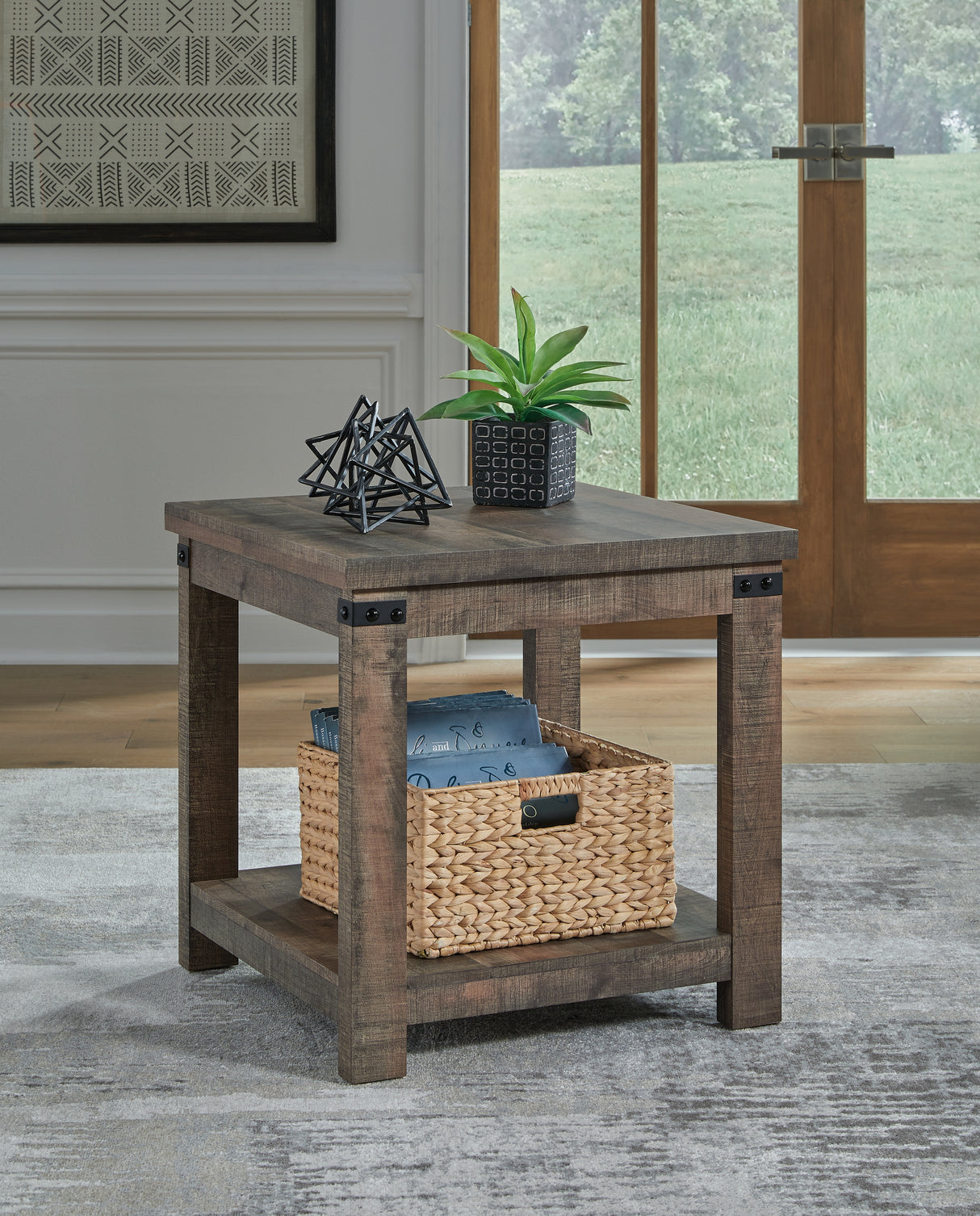 Hollum 3-Piece Coffee Table with 2 End Tables (Lift-Top Coffee Table, End Table, End Table)