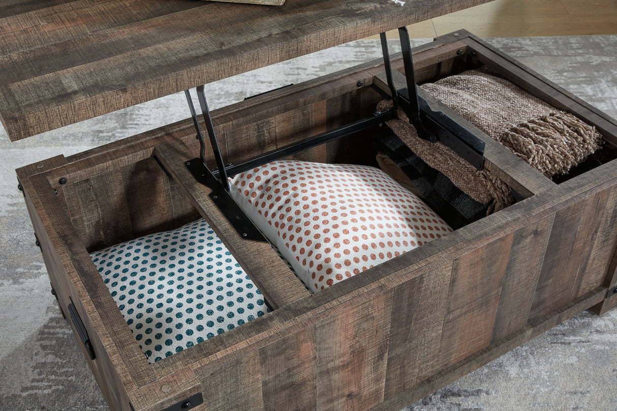 Hollum 3-Piece Coffee Table with 2 End Tables (Lift-Top Coffee Table, End Table, End Table)