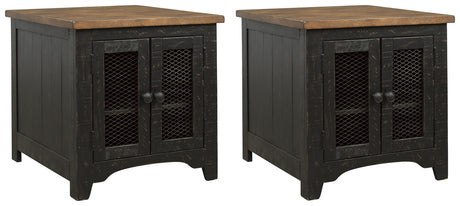Valebeck 2-Piece 2 End Tables (End Table, End Table)
