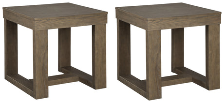Cariton 2-Piece 2 End Tables (End Table, End Table)
