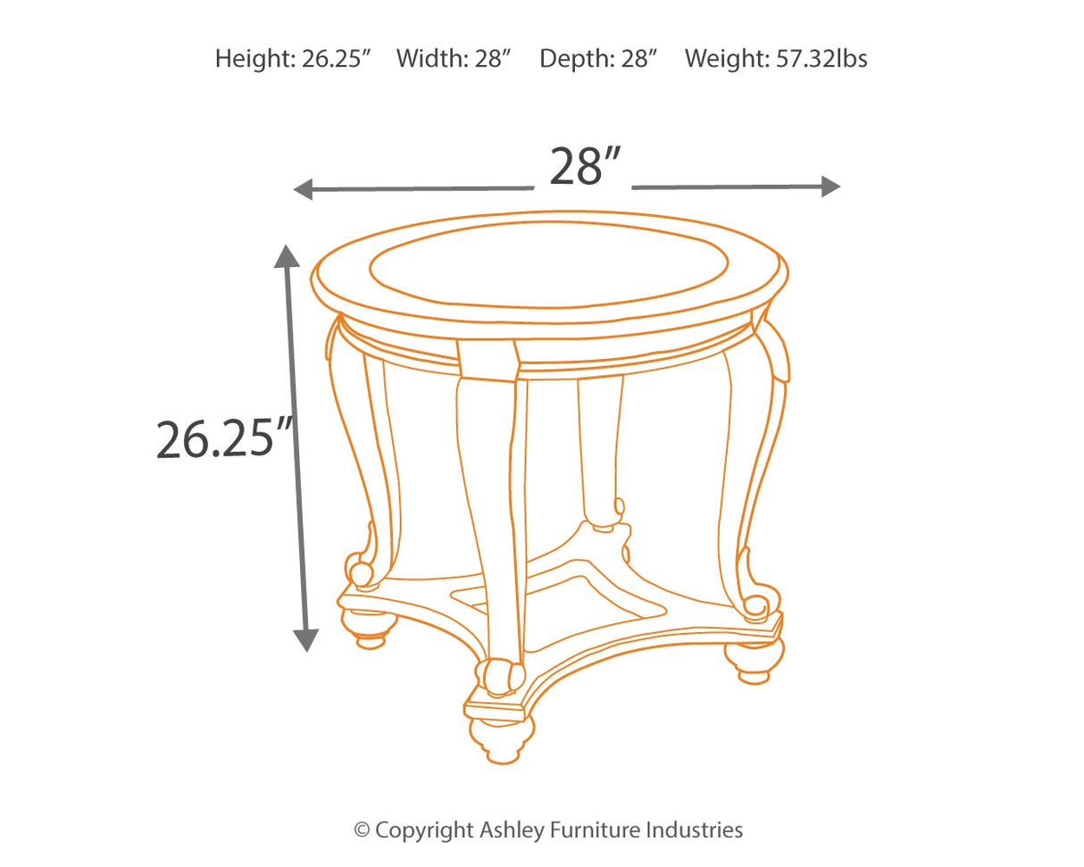 Norcastle Coffee Table and 2 End Tables