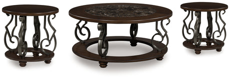 Frallyn Coffee Table and 2 Ends