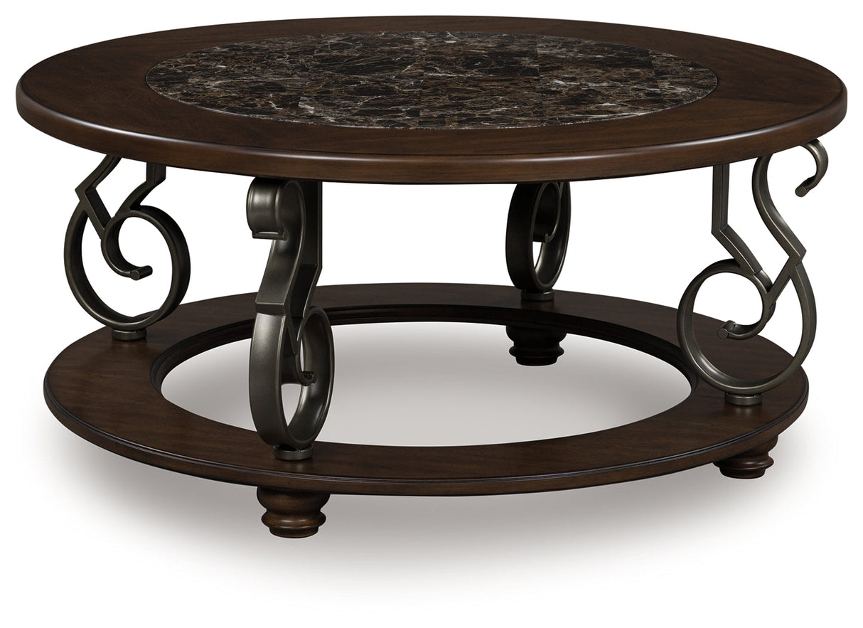 Frallyn Coffee Table and 2 Ends