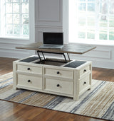 Bolanburg 3-Piece Coffee Table with 2 End Tables (Coffee Table with Lift Top, Chairside End Table, Chairside End Table)