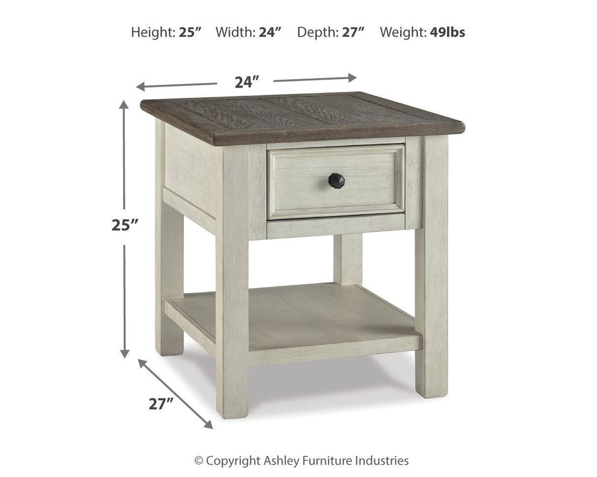 Bolanburg 2-Piece 2 End Tables (End Table, End Table)