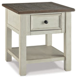 Bolanburg Coffee Table with End Table and Chairside End Table