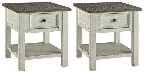 Bolanburg 2-Piece 2 End Tables (End Table, End Table)