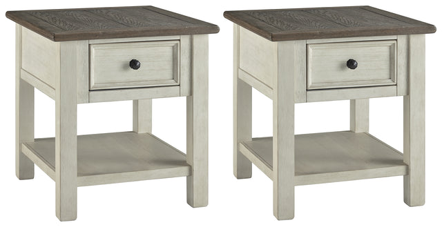 Bolanburg 2-Piece 2 End Tables (End Table, End Table)