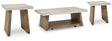 Brendalhouse 3-Piece Coffee Table with 2 End Tables (Coffee Table, End Table, End Table)