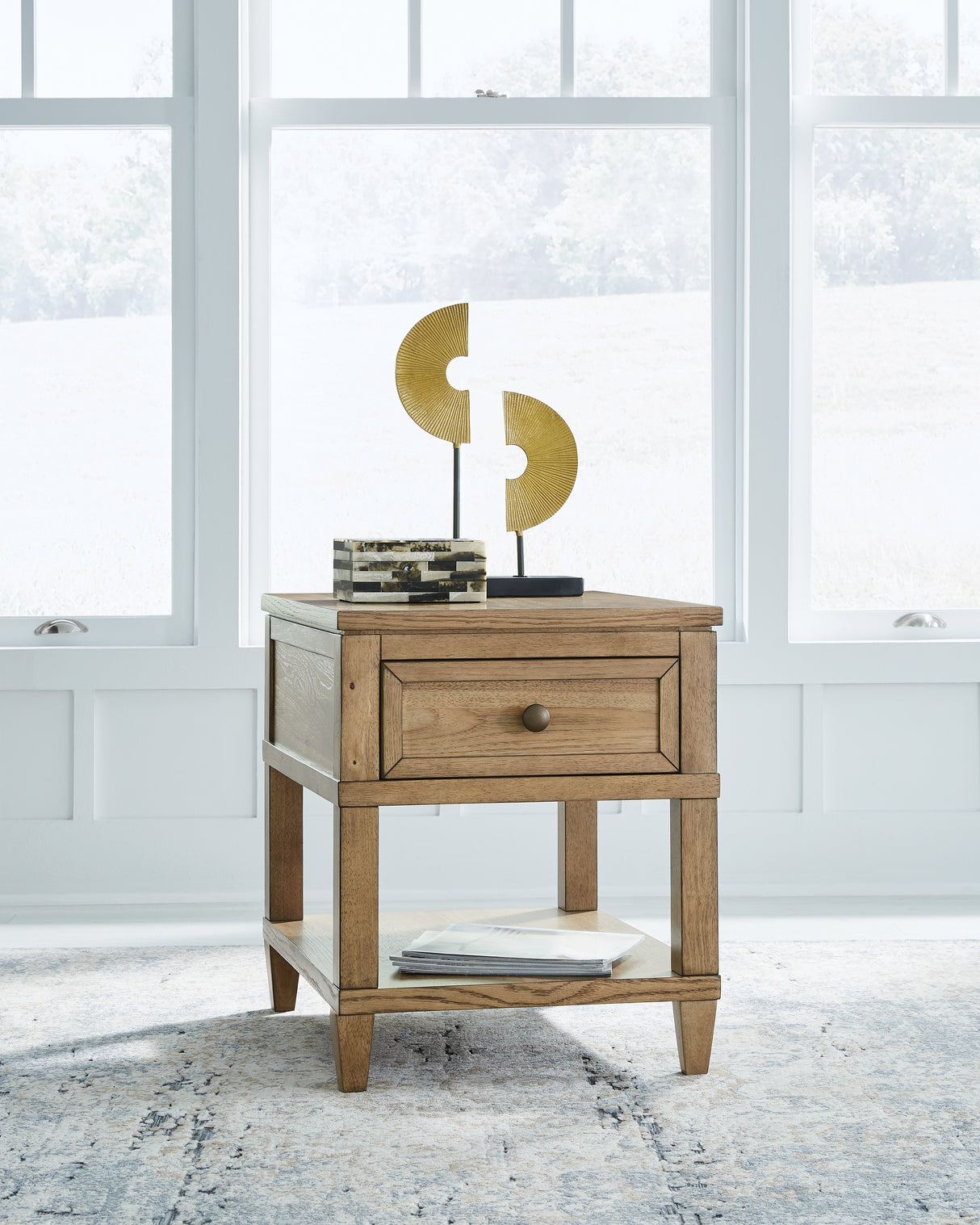 Sharlance 2-Piece Coffee Table with 1 End Table (Lift-Top Coffee Table, End Table)