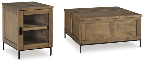Torlanta 2-Piece Coffee Table with 1 End Table (Lift-Top Coffee Table, Chairside End Table)