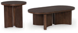 Korestone 2-Piece Coffee Table with 1 End Table (Coffee Table, End Table)