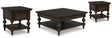 Veramond 3-Piece Coffee Table with 2 End Tables (Coffee Table, End Table, End Table)