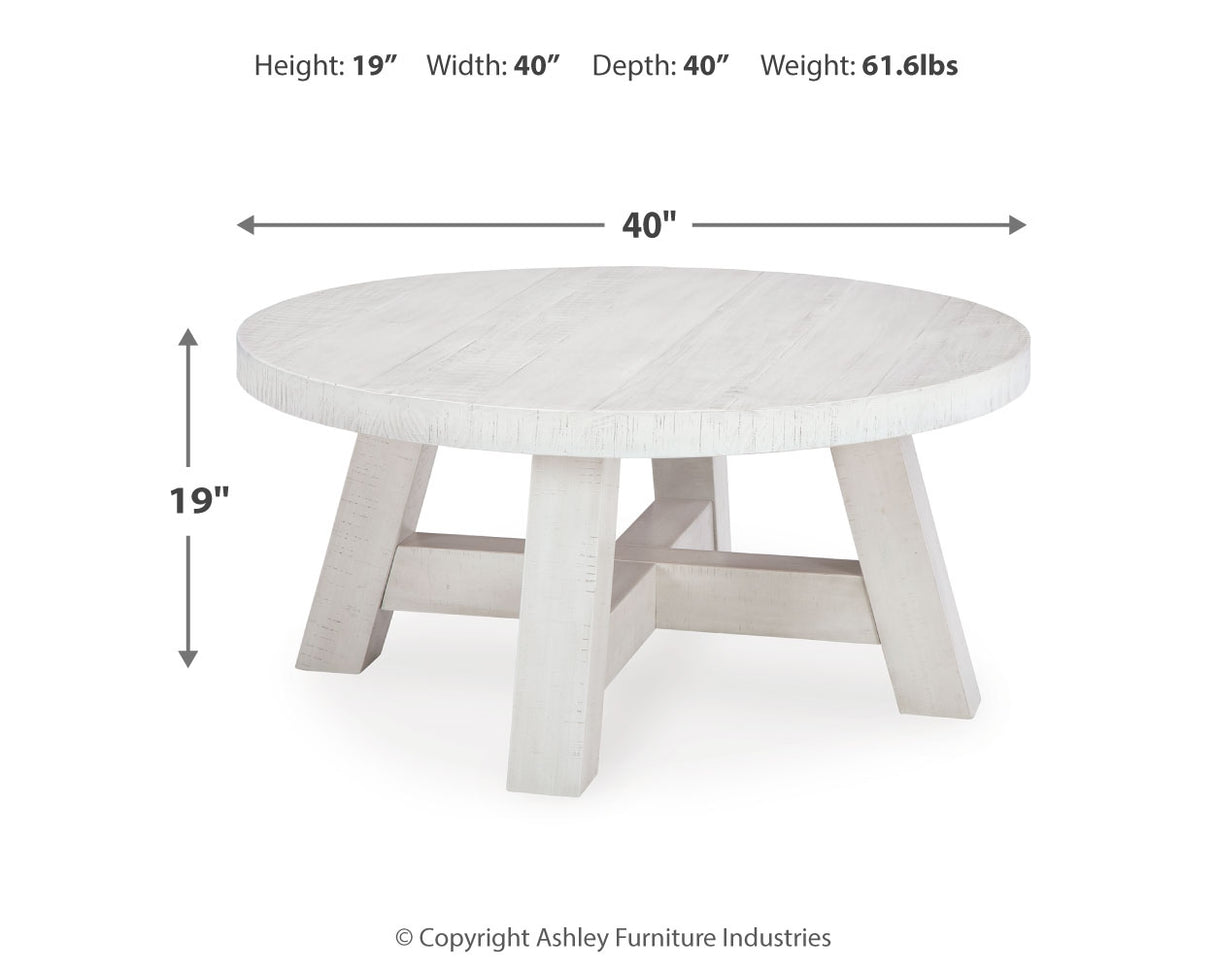 Jallison Coffee Table and 2 End Tables