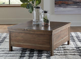 Moriville 3-Piece Coffee Table with 2 End Tables (Lift-Top Coffee Table, End Table, End Table)