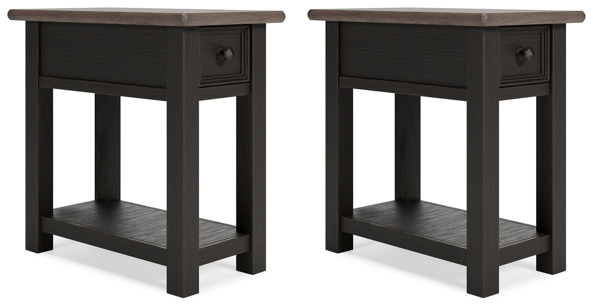 Tyler Creek 2-Piece 2 End Tables (Chairside End Table, Chairside End Table)