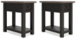 Tyler Creek 2-Piece 2 End Tables (Chairside End Table, Chairside End Table)