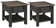 Tyler Creek 2-Piece 2 End Tables (End Table, End Table)
