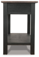 Tyler Creek Coffee Table and 2 End Tables with Console