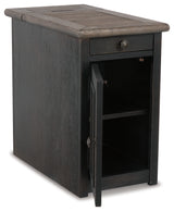 Tyler Creek Chairside End Table with USB Ports & Outlets