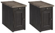 Tyler Creek 2-Piece 2 End Tables (Chairside End Table with USB Ports & Outlets, Chairside End Table with USB Ports & Outlets)