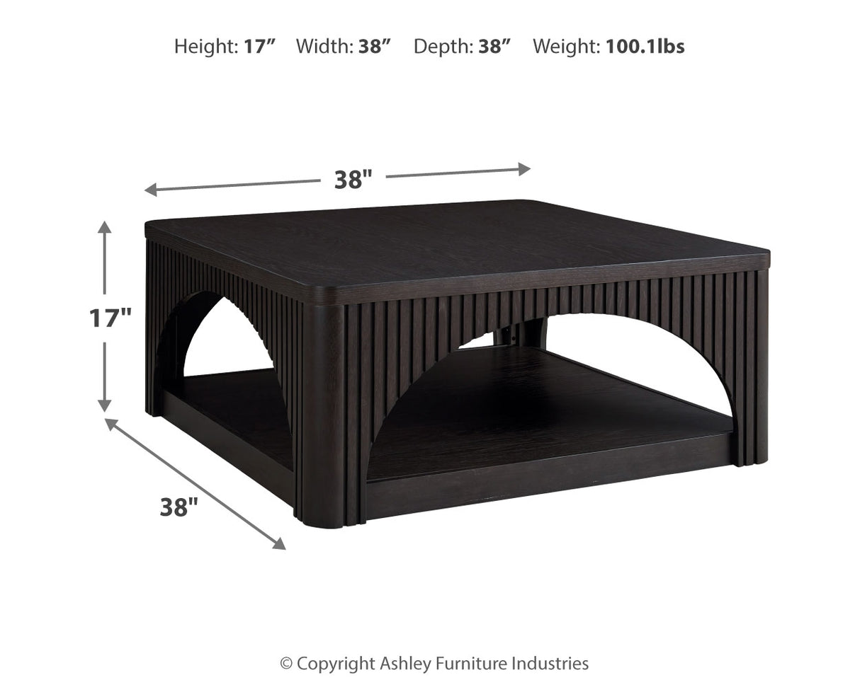 Yellink 3-Piece Coffee Table with 2 End Tables (Coffee Table, End Table, End Table)