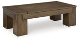 Rosswain 3-Piece Coffee Table with 2 End Tables (Lift-Top Coffee Table, End Table, End Table)