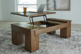 Rosswain Lift-top Coffee Table and 2 End Tables