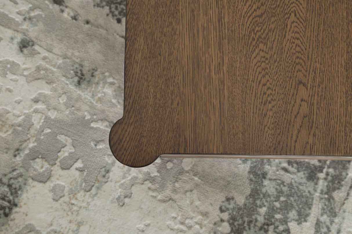 Roanhowe 2-Piece Coffee Table with 1 End Table (Coffee Table, End Table)